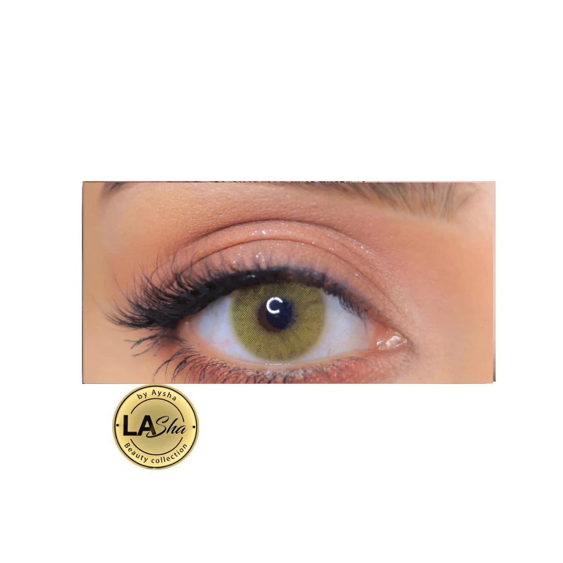 || LAsha|| عدسة زينة رؤية خضراء ملونة من لاشا الاصلية