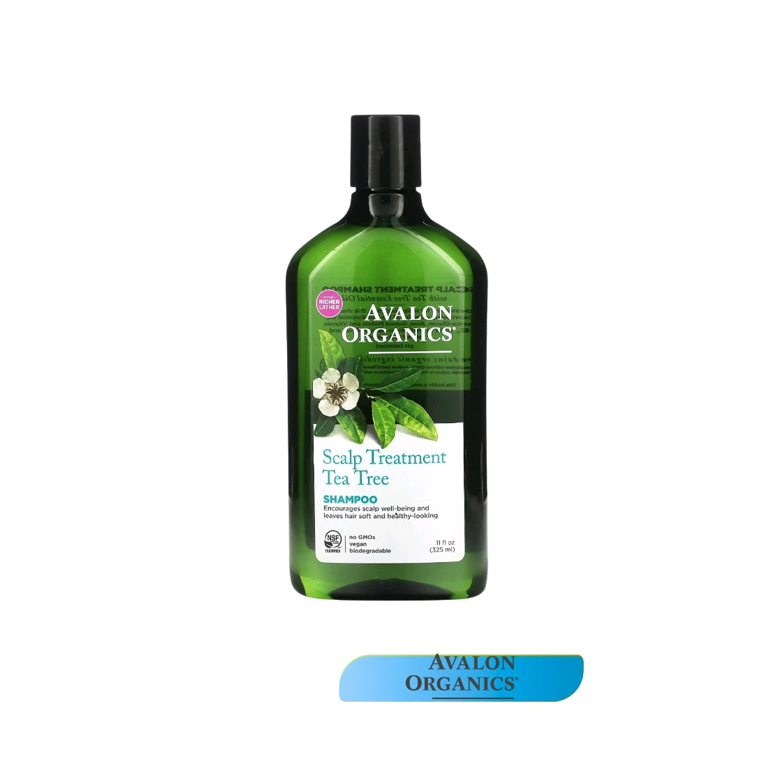 شامبو لعلاج فروة الرأس بشجرة شاي افالون اورقانيكس