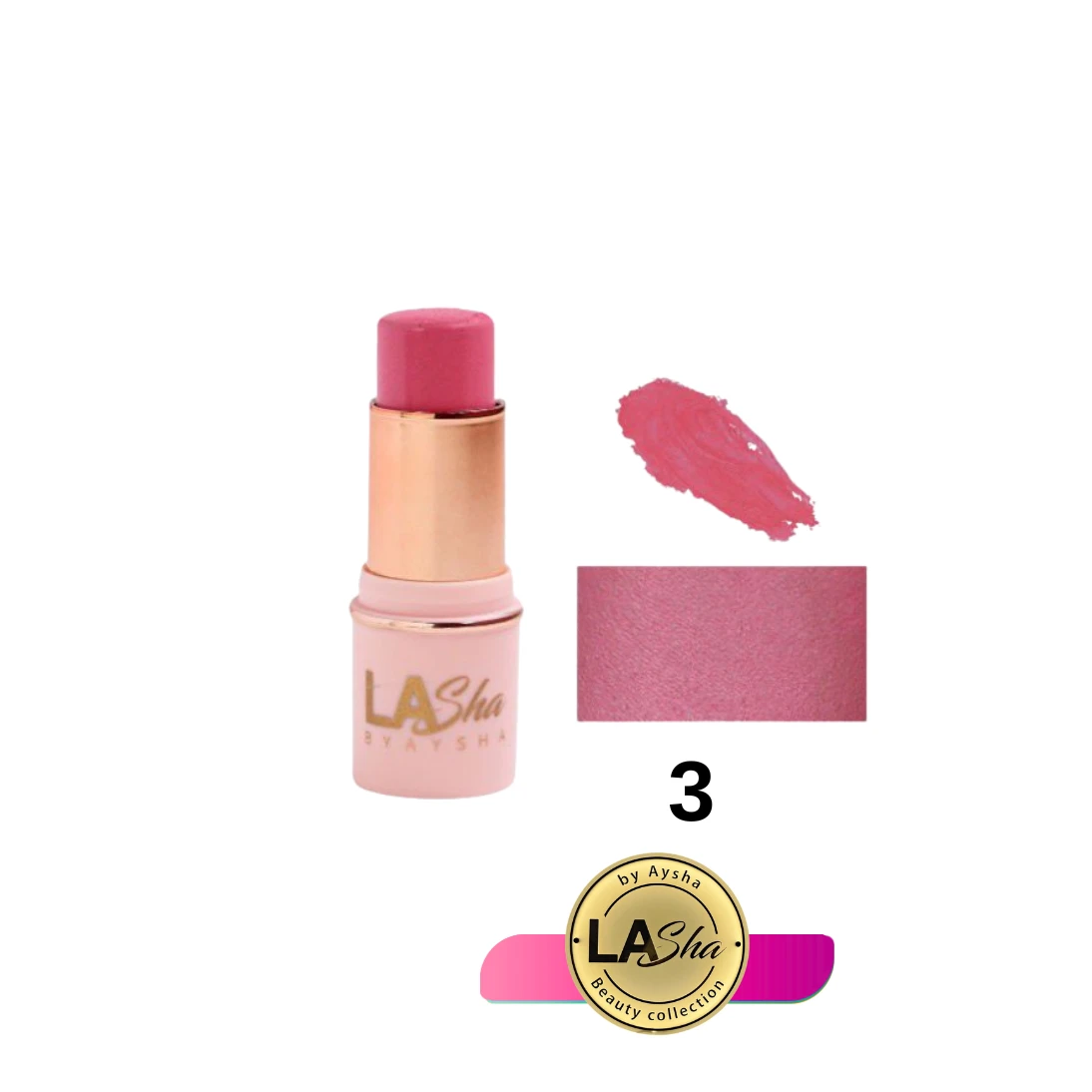 || LAsha || بلاشر رقم 3 أحمر مائي براند لاشا الأصلية