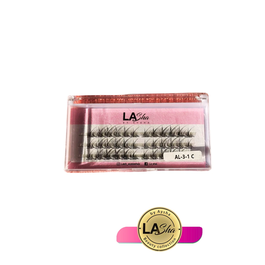 || LAsha || رموش صناعي رقم AL-3-1 C براند الاشا الأصلية