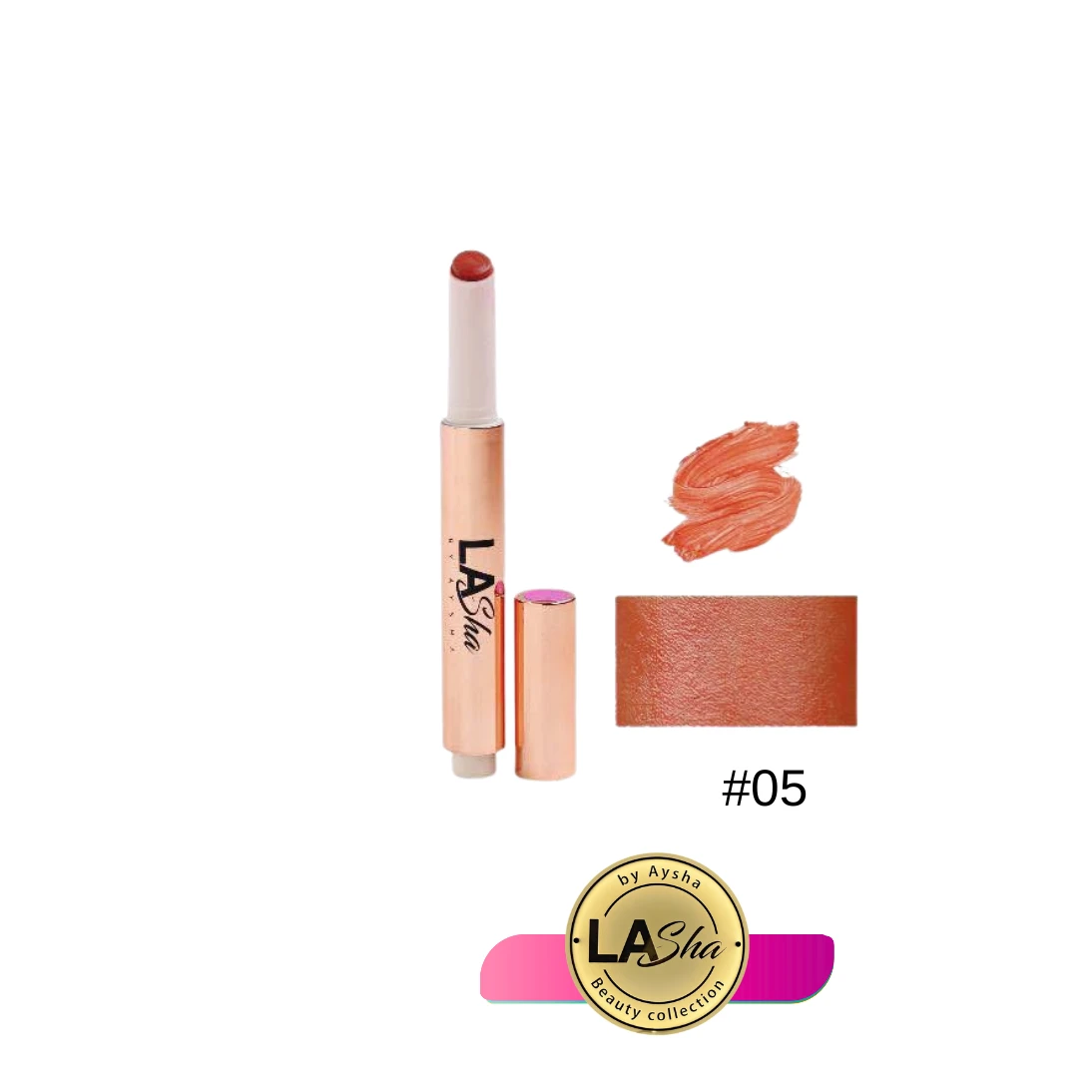 || LAsha || روج ناعم مرطب رقم 5براند لاشا الأصلية