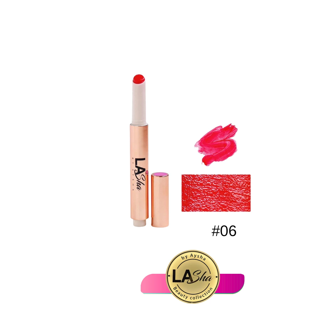 || LAsha || روج ناعم مرطب رقم 6براند لاشا الأصلية